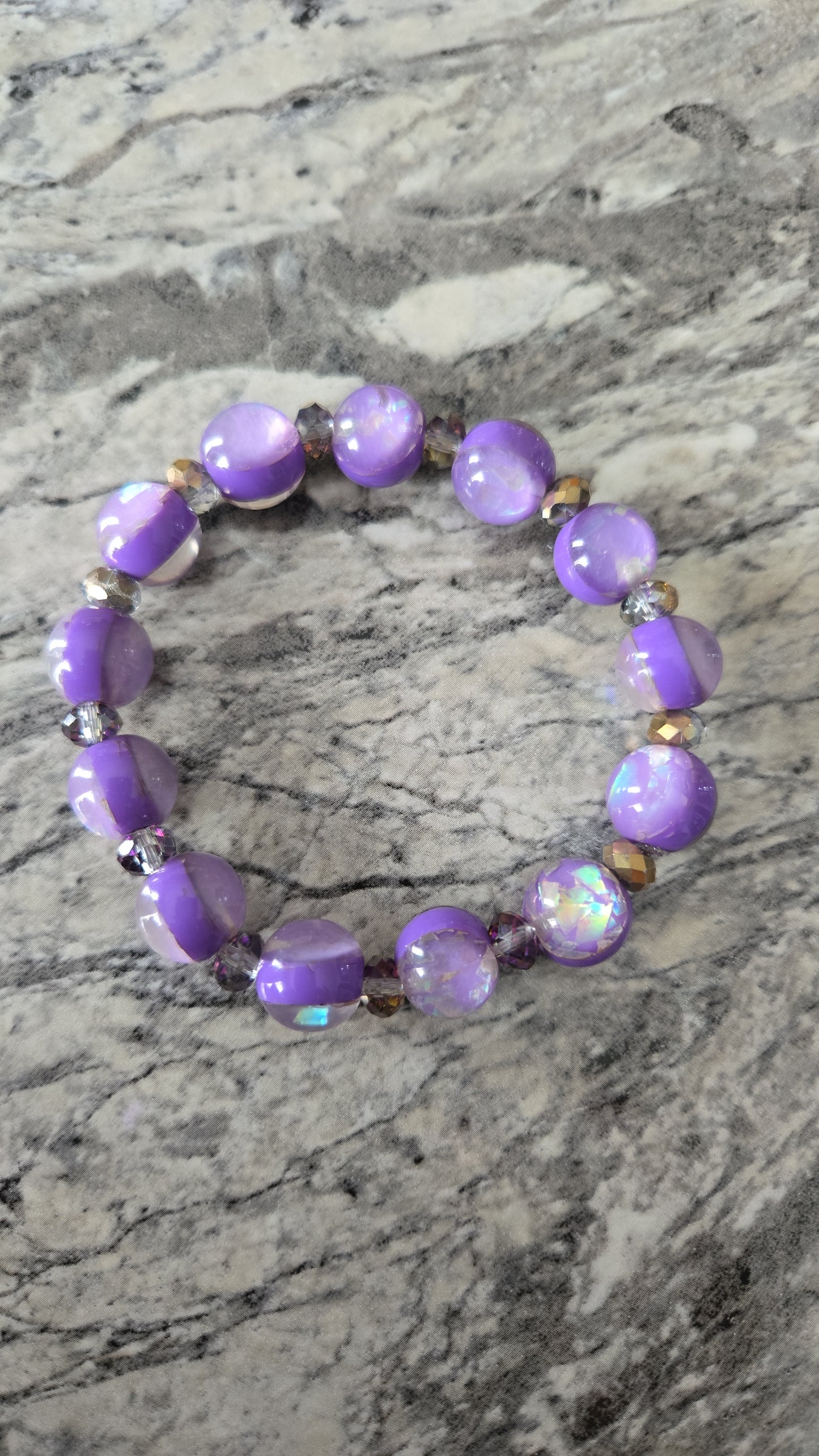 Purple Dream Beaded Bracelet Set