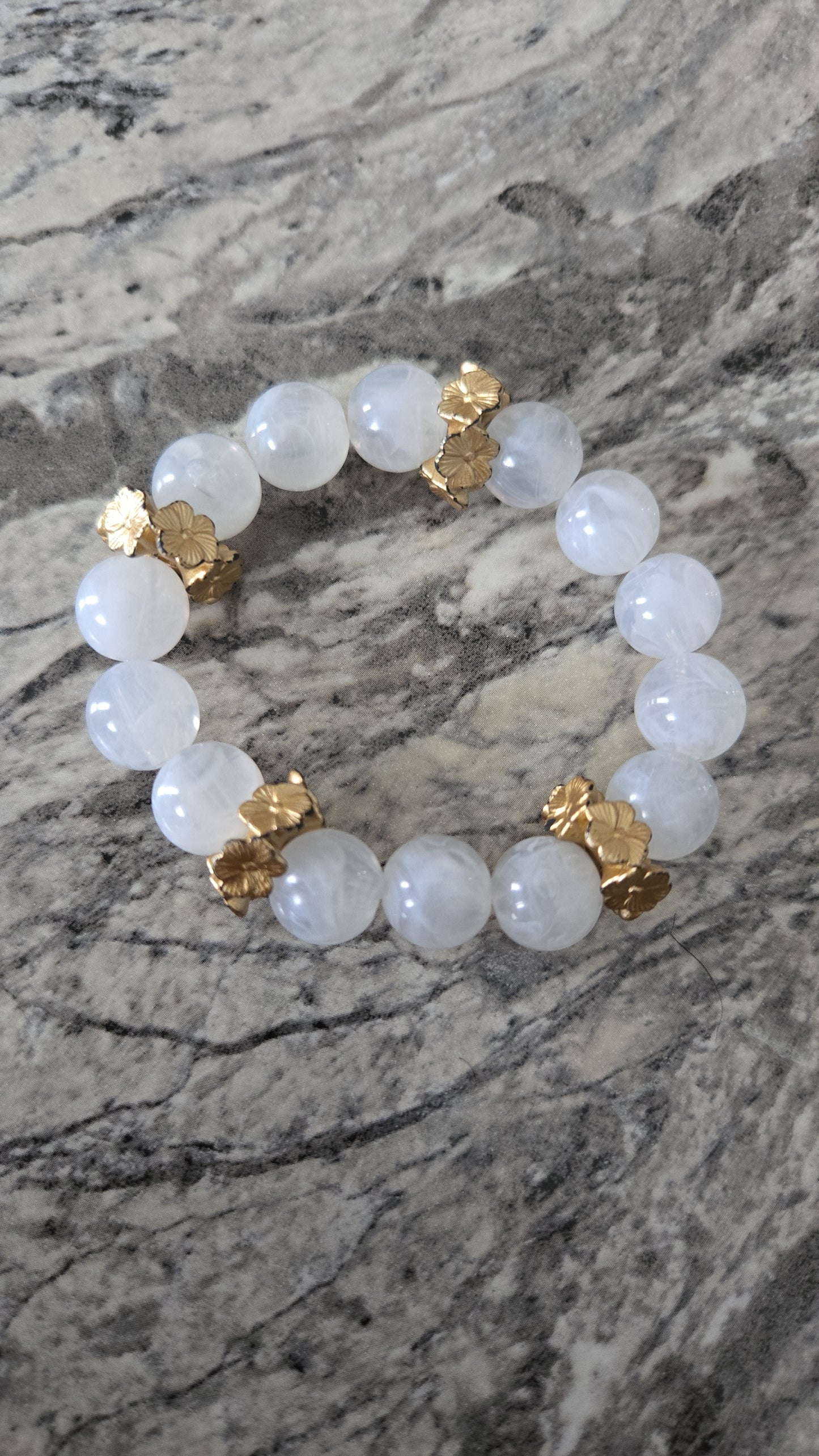Summery Morning Faux Pearl Bracelets