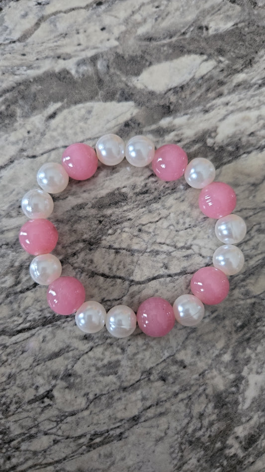 Summery Morning Faux Pearl Bracelets