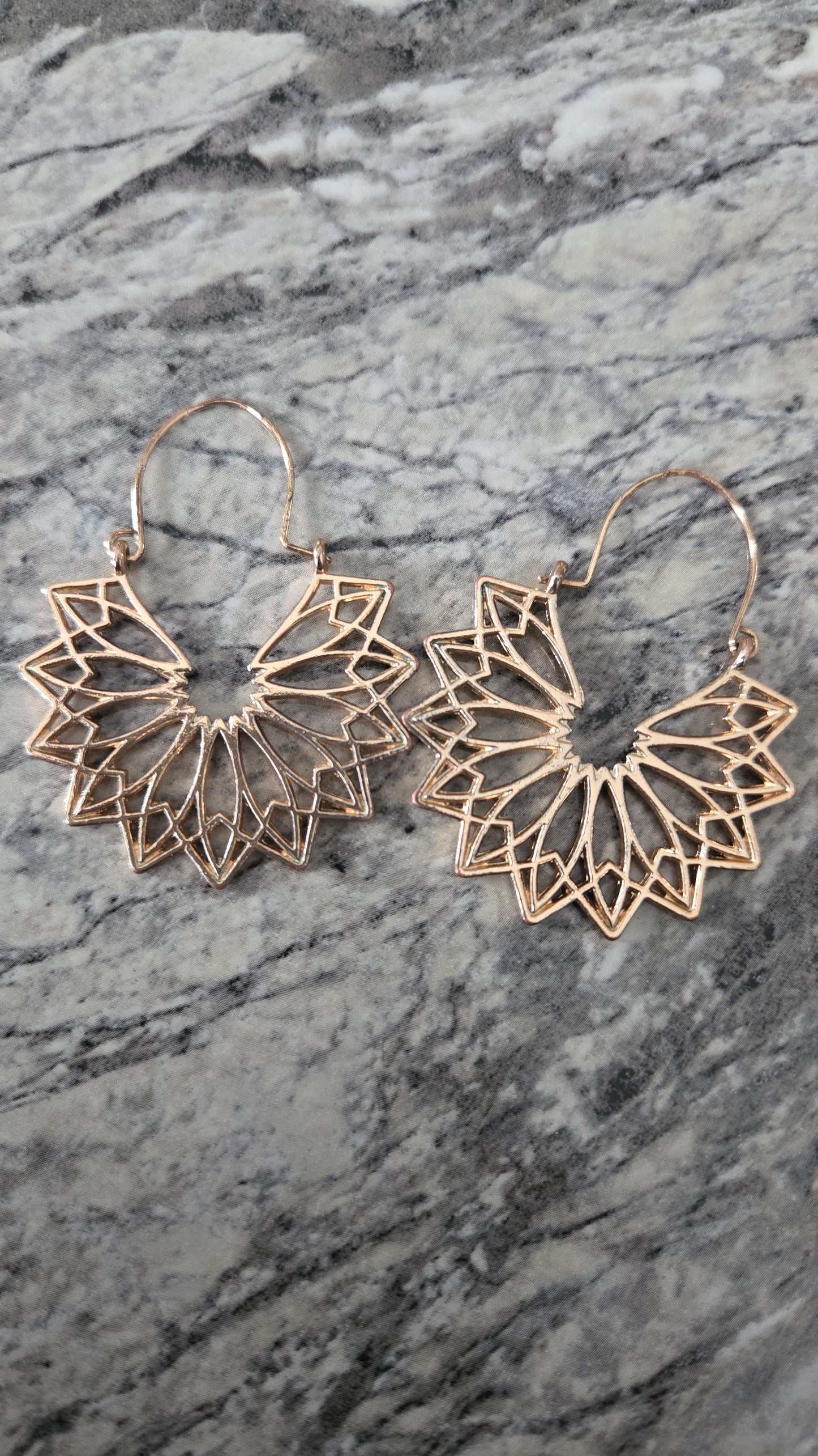 Gilded Bloom Geometrics