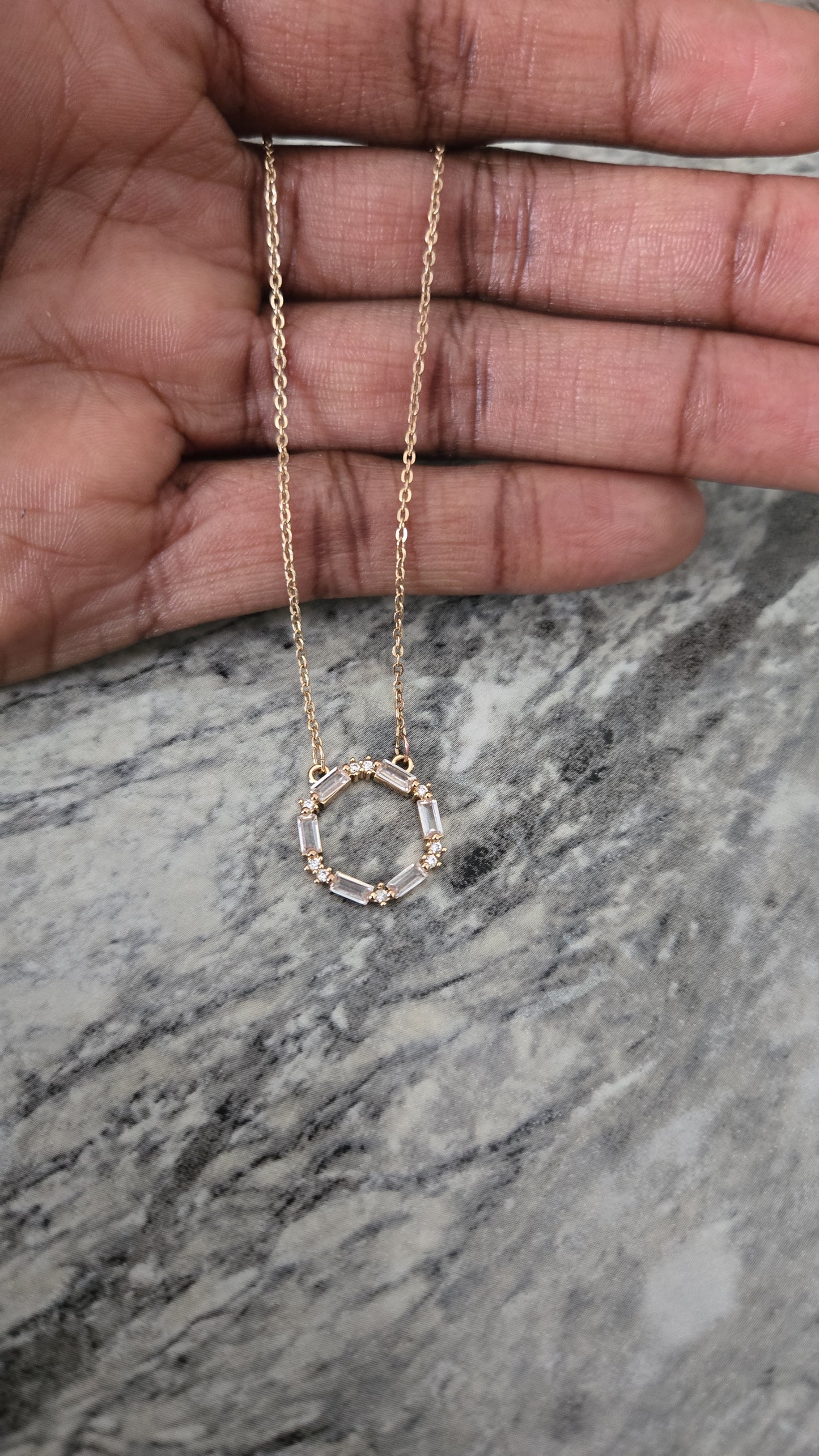 Radiant Hexagon Pendant