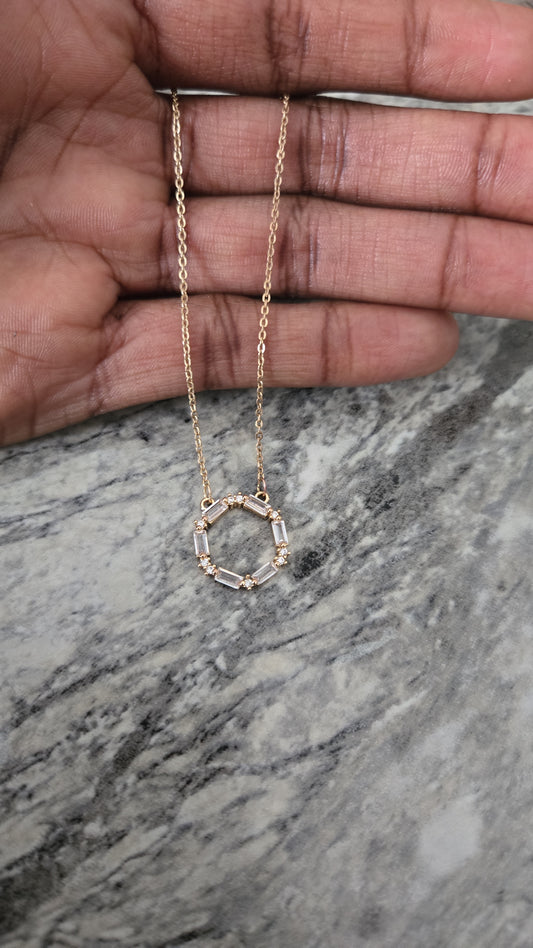 Radiant Hexagon Pendant