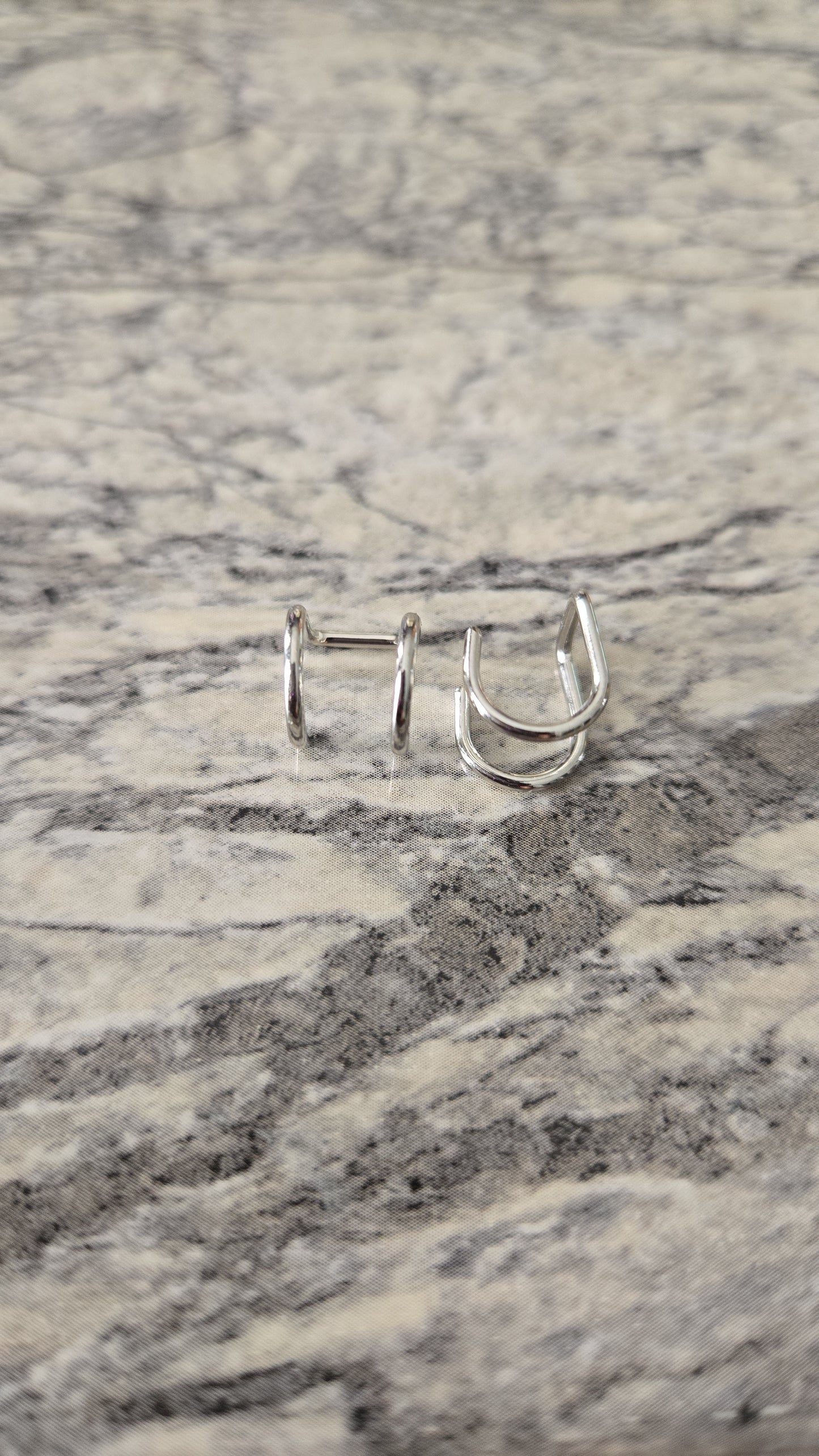 Assorted Silver Ear Cuff Set