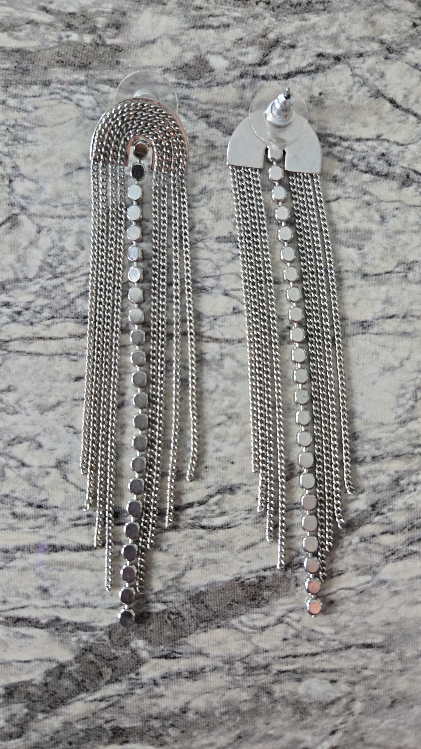 Silver Chandelier Waterfall