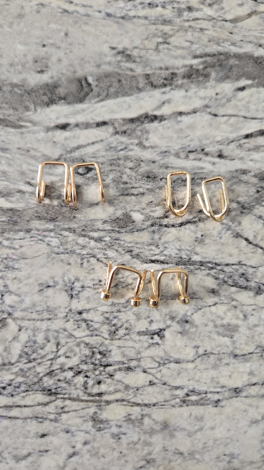 Assorted Golden Ear Cuffs