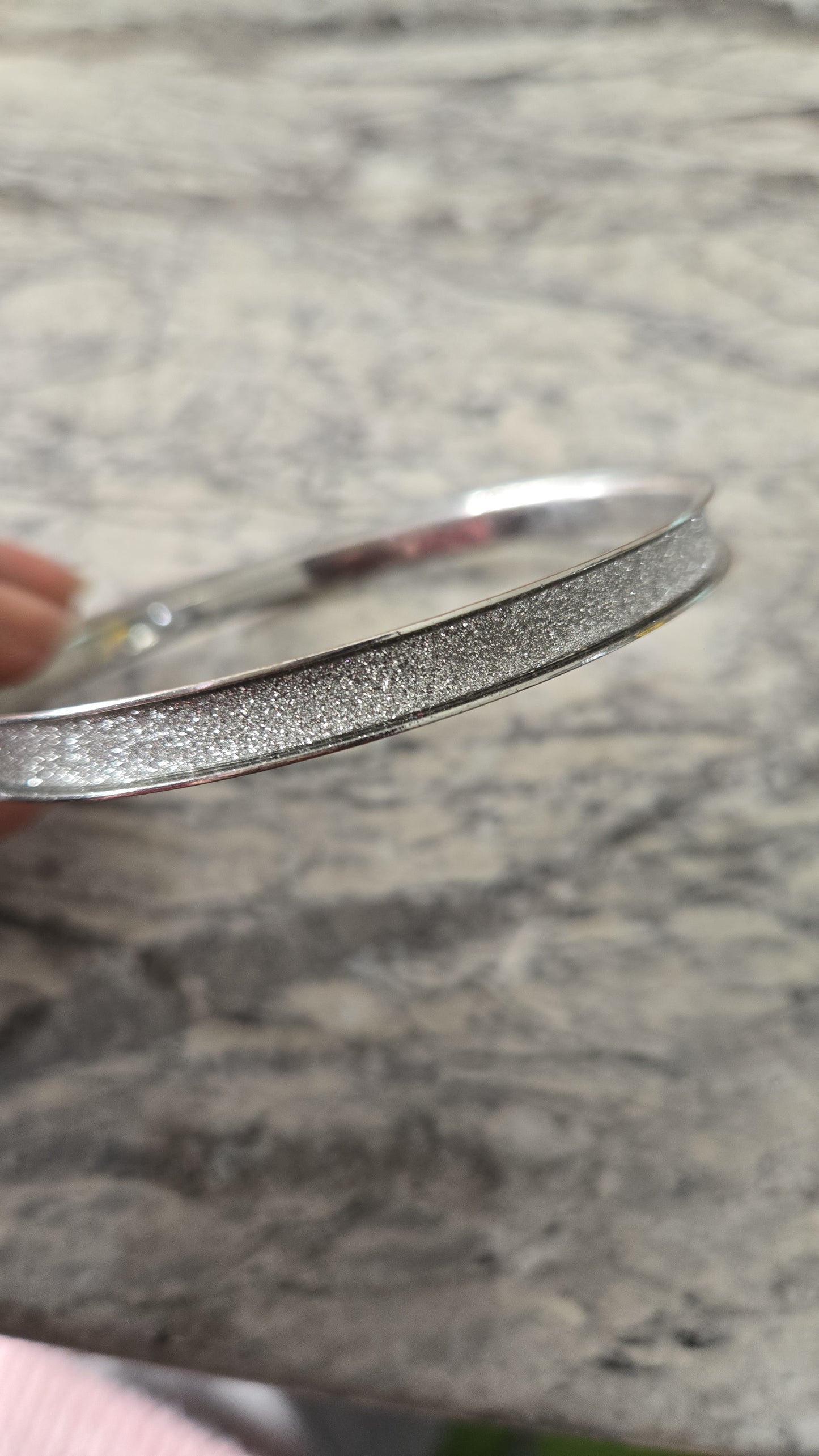 Silver Bangle Harmony Set