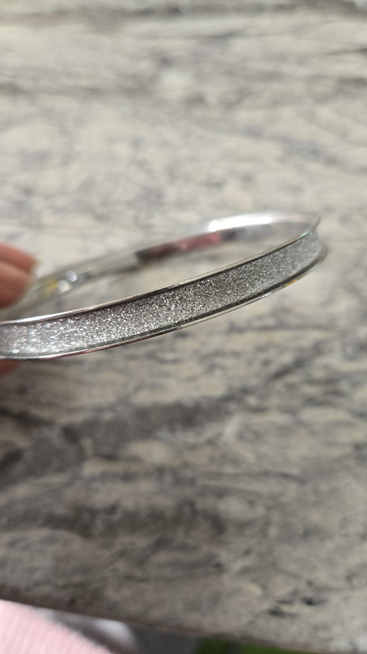 Silver Bangle Harmony Set